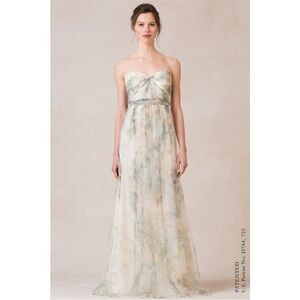 Jenny Yoo Multi Way Watercolor Nyla Convertible Gown Dress